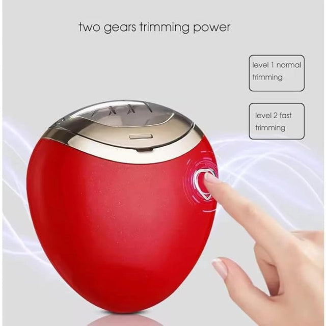 Electric automatic nail clipper with built-in light and two speeds, ideal for easy, precise nail trimming at home.