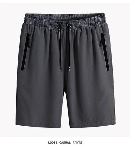 Set of four men's stretchable cotton shorts in various colors, featuring comfortable elastic waistbands and casual fit.