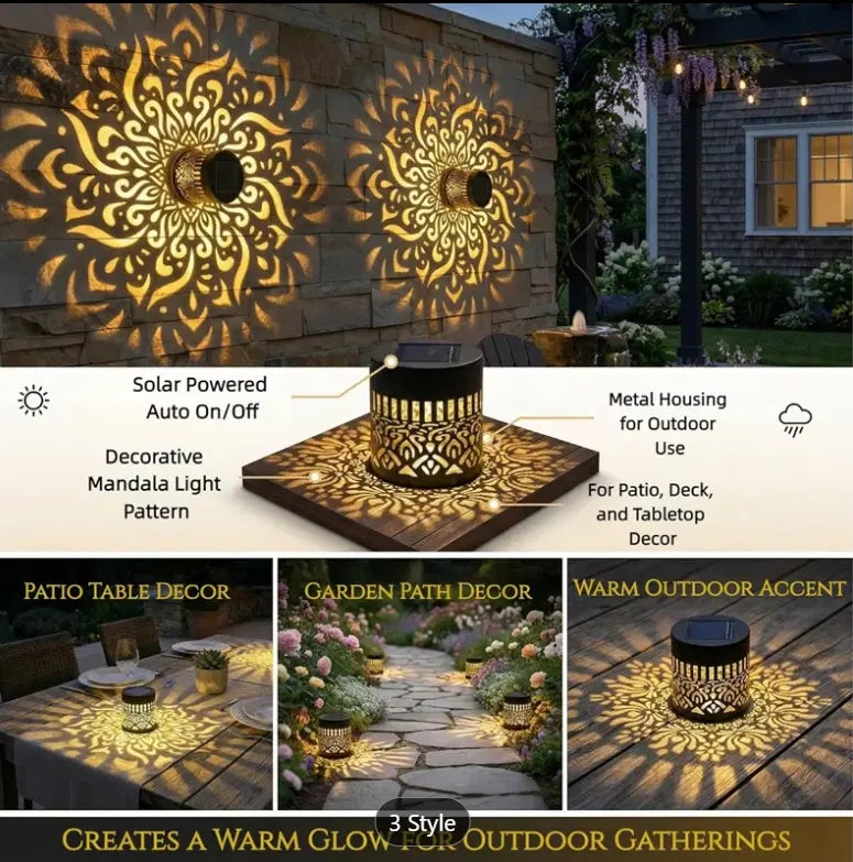 Outdoor decorative wall light from 37453 Diwali lights pack, featuring intricate design and warm glow for festive ambiance