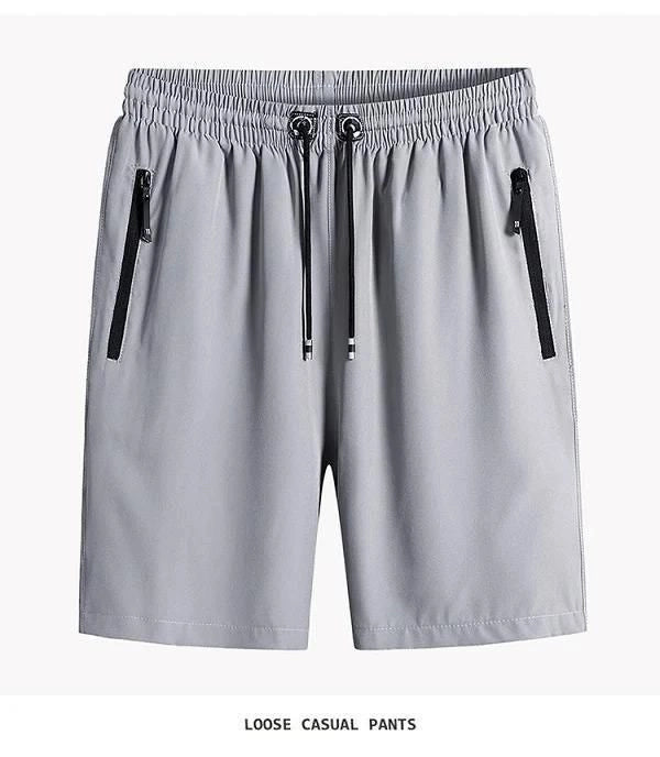 Set of three men's stretchable cotton shorts in various colors, featuring a comfortable fit and casual style by brand 34751.