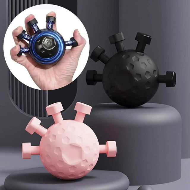 Hand grip strengthener by 4485, a compact finger and hand exerciser for improving grip and finger strength.
