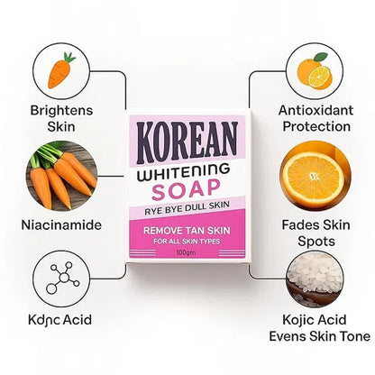 Korean Whitening Soap Bar (Pack of 2 )