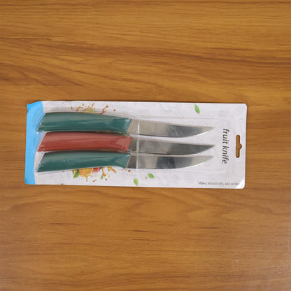 Multipurpose Stainless Steel Fruit Knife Set Of 3