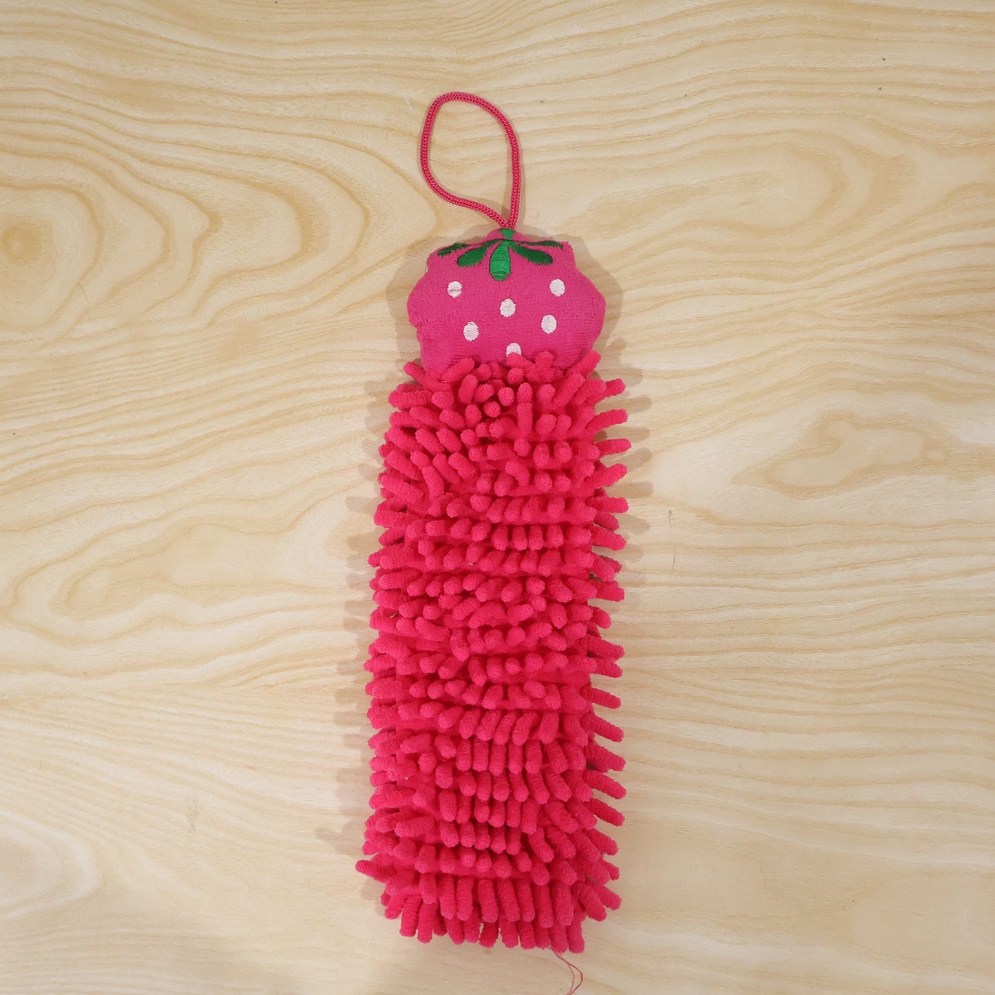 Microfiber Chenille Hanging Hand Towel For Bathroom And Kitchen Cleaning (1 Pc)