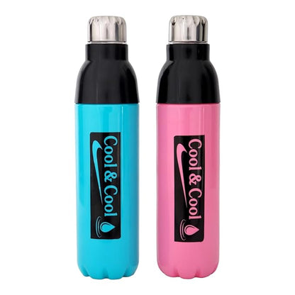 Cool plastic insulated water bottle by Drpshippr, 1000 ml capacity, with a sleek design suitable for home and outdoor use.