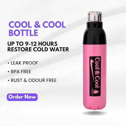 Plastic insulated water bottle by Drpshippr, 1000 ml capacity, sleek design ideal for keeping drinks cool at home or on the go.