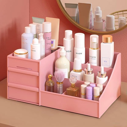 Cosmetic Organizer Box Drawers Storage Plastic Stationary Box