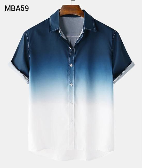 Men's casual cotton printed shirt with half sleeves from Drpshippr, regular fit, ideal for everyday wear.