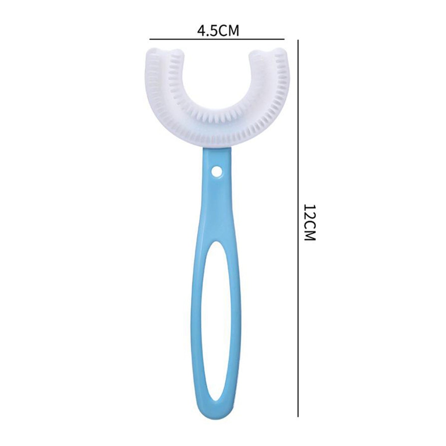 Kids U-shaped Toothbrush  Gentle Cleaning For Toddlers  Mini Bubbles