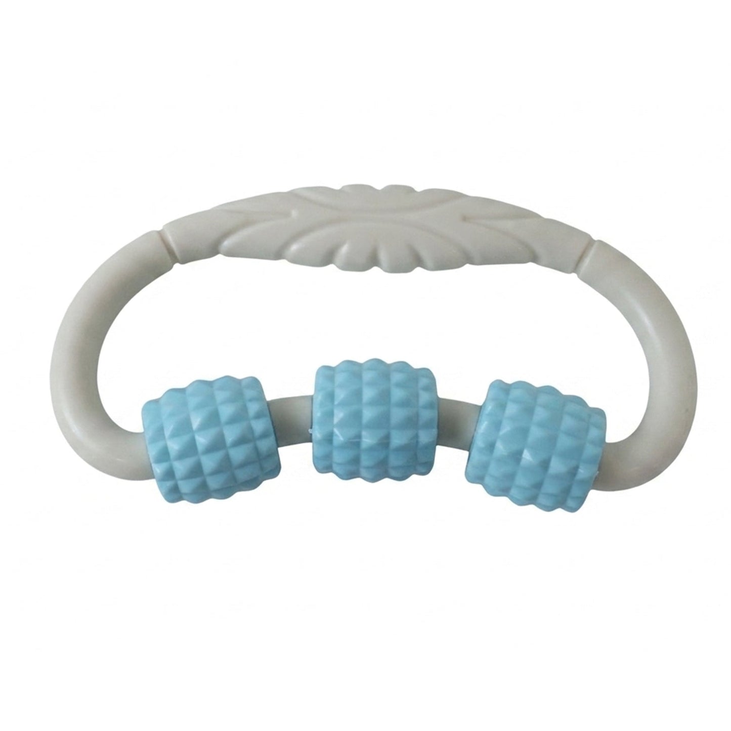Handheld 3 Roller Body Massager Ring For Muscle Relaxation Arms And Legs (1 Pc)