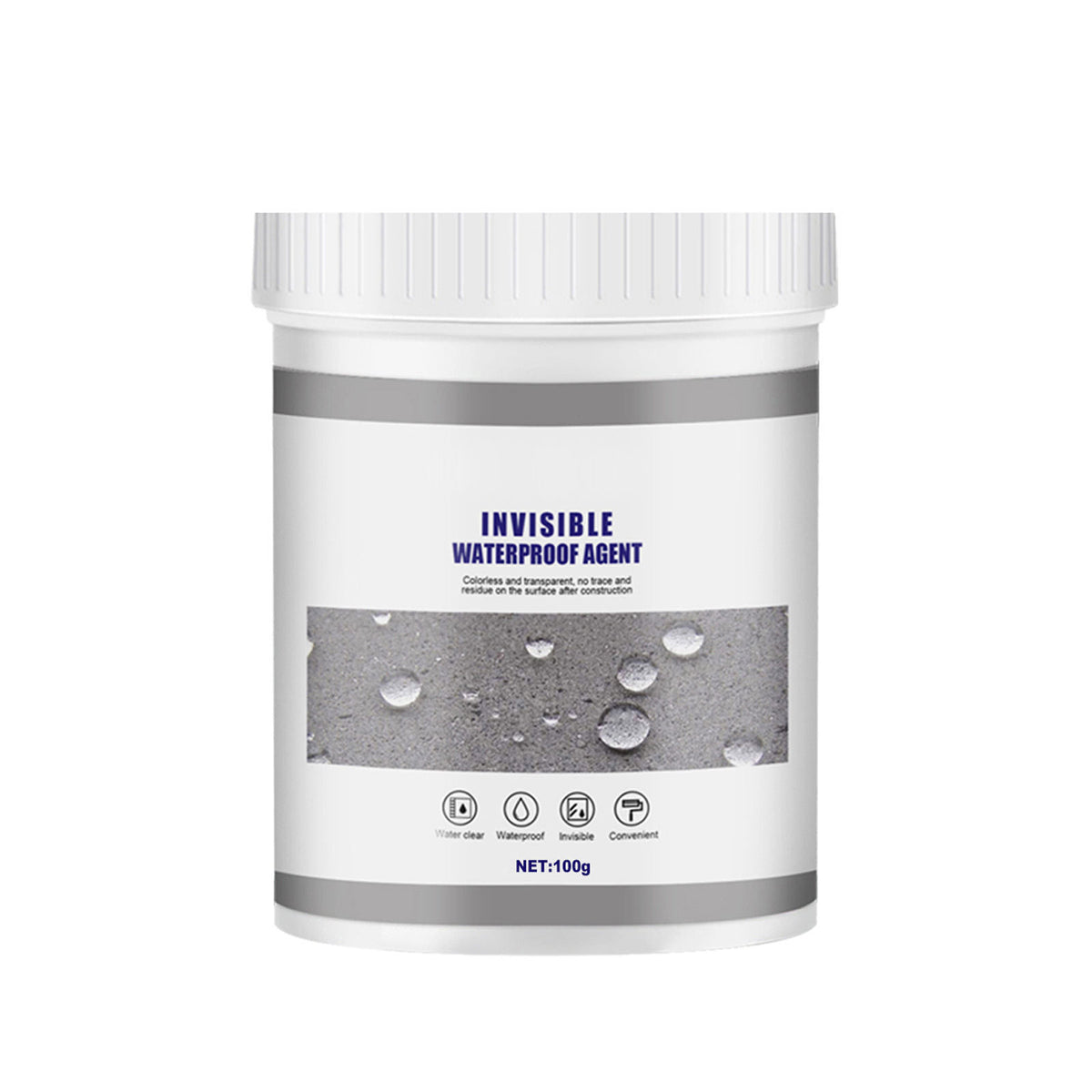 Close-up of Dropdash Invisible Waterproof Glue tube, showcasing its sleek packaging and clear adhesive formula for waterproof bonding.
