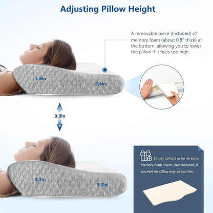 Foam Pillow for Neck Pain Relief , Orthopedic Neck Pillow