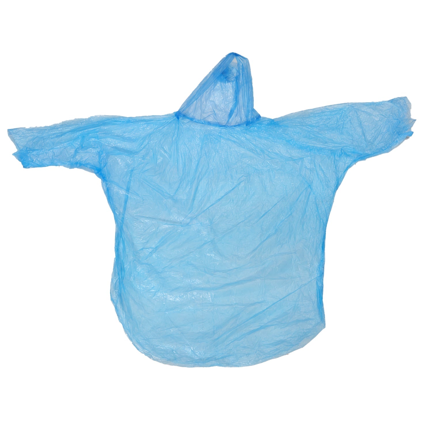 Disposable Rain Coat Hooded Full Sleeve Poncho For Bike Riders (1 Pc)