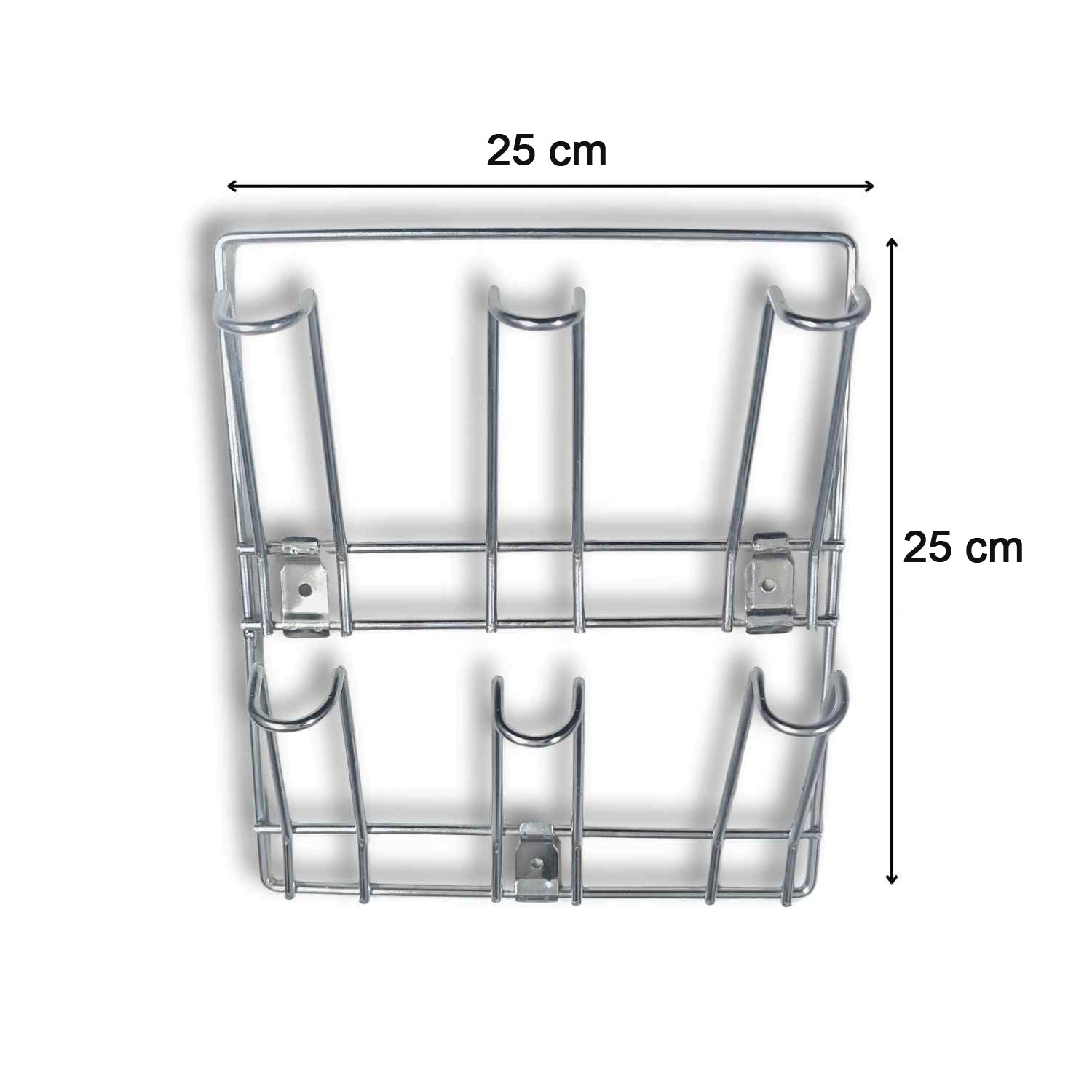 Wall-mounted Stainless-steel Cup  Mug Holder Rack (25 X 25 Cm 1 Pc)