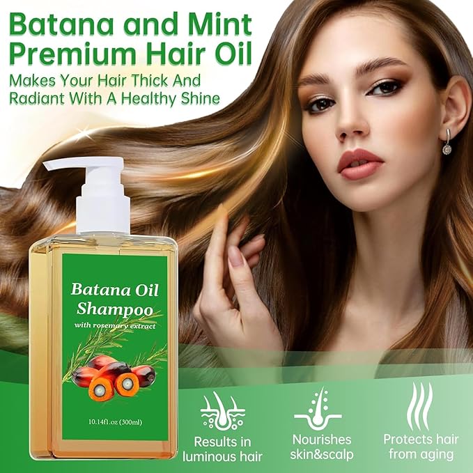 Drpshippr oil shampoo with rosemary extract in a pack of two, featuring natural ingredients for healthy hair care.