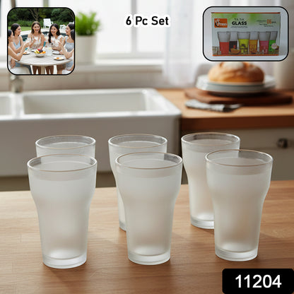 Prexo Unbreakable Plastic Drinking Water Glass (6 Pc Set 300 Ml Approx)