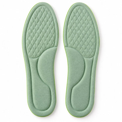 Pair of Wukusy soft foam shoe insoles with textured surface for daily wear, size 45-46, shown in the image.