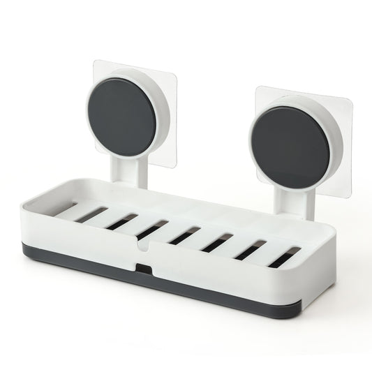 Wall Mounted Soap Dish Holder with Drain Tray