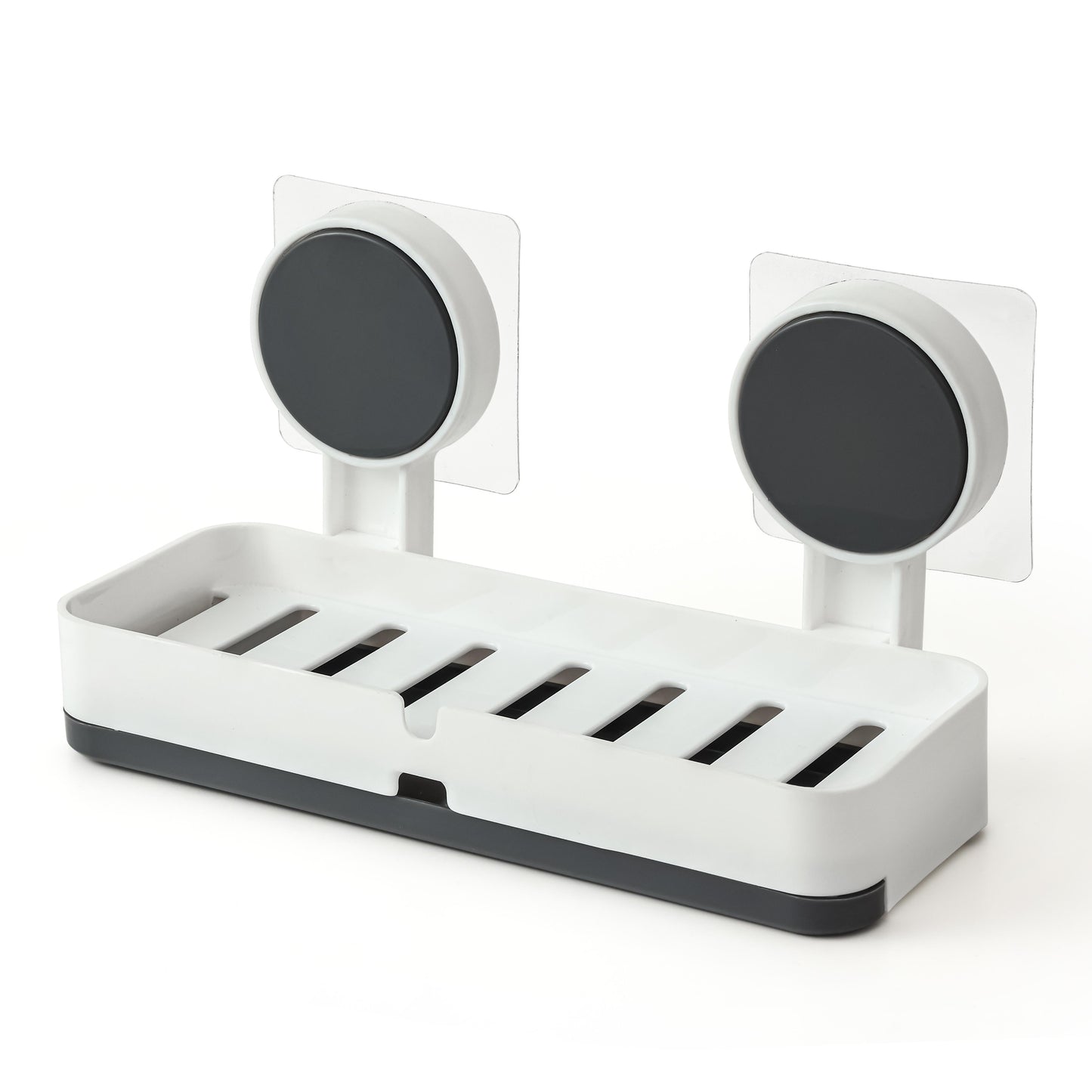 Wall Mounted Soap Dish Holder with Drain Tray
