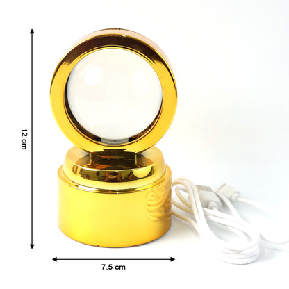 Radhe Krishna Crystal Ball Night Light  1 Pc