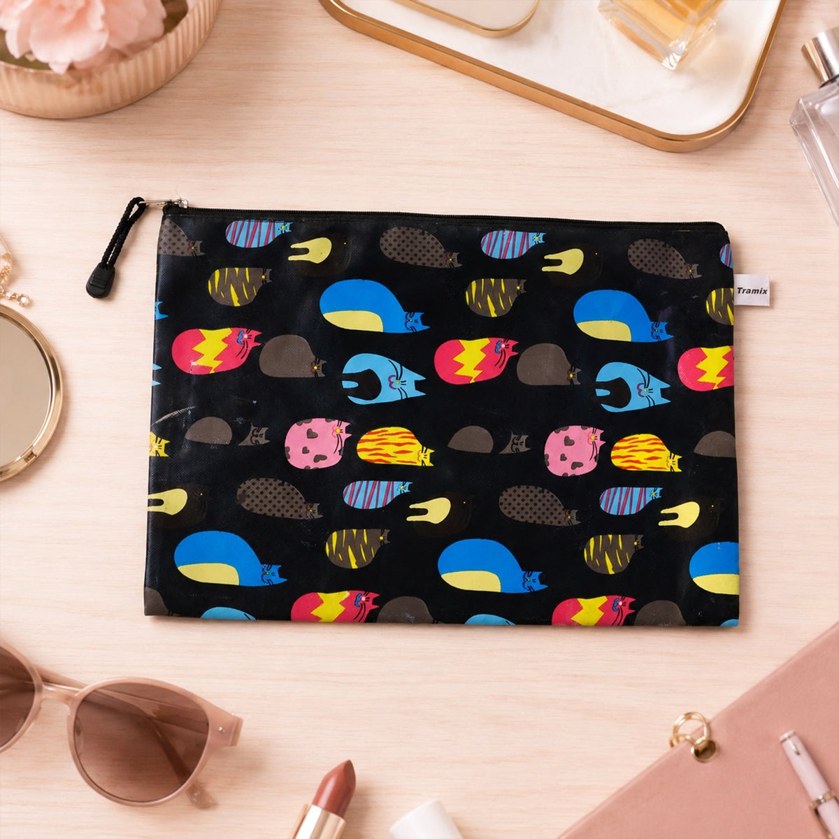 Zip Pouch  Versatile Waterproof Storage Organizer For Travel