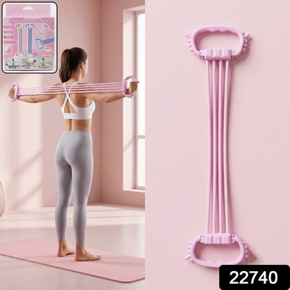 Multifunctional Chest Expander Puller 3 Tube Resistance Band For Home Gym (1 Pc)