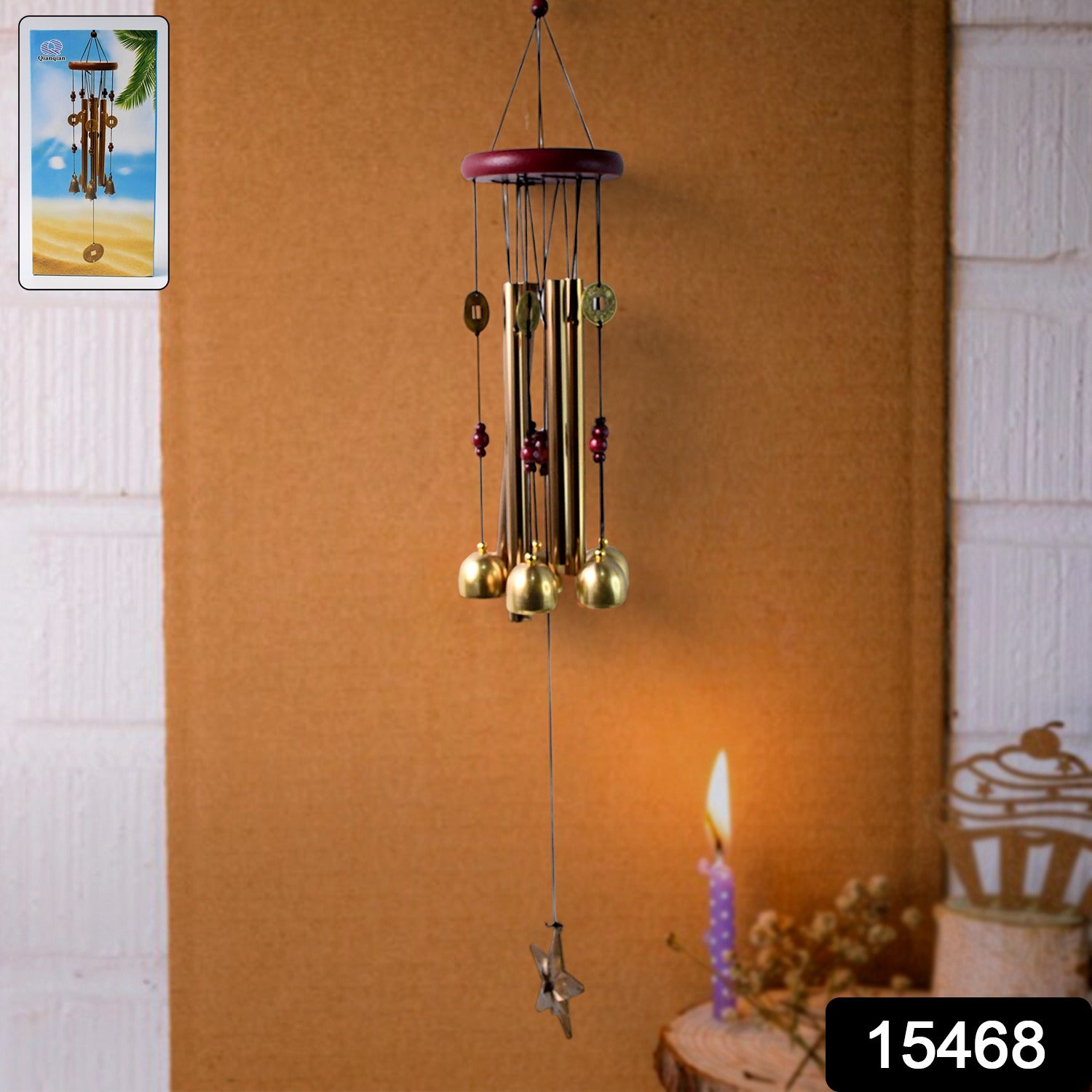 Wind Chimes Outdoor Hanging Dragonfly Wind Chime For Outside (1 Pc)