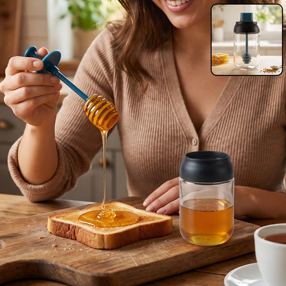 Glass Oil Dispenser Bottle With Brush Applicator 250 Ml For Home Kitchen (1 Pc)