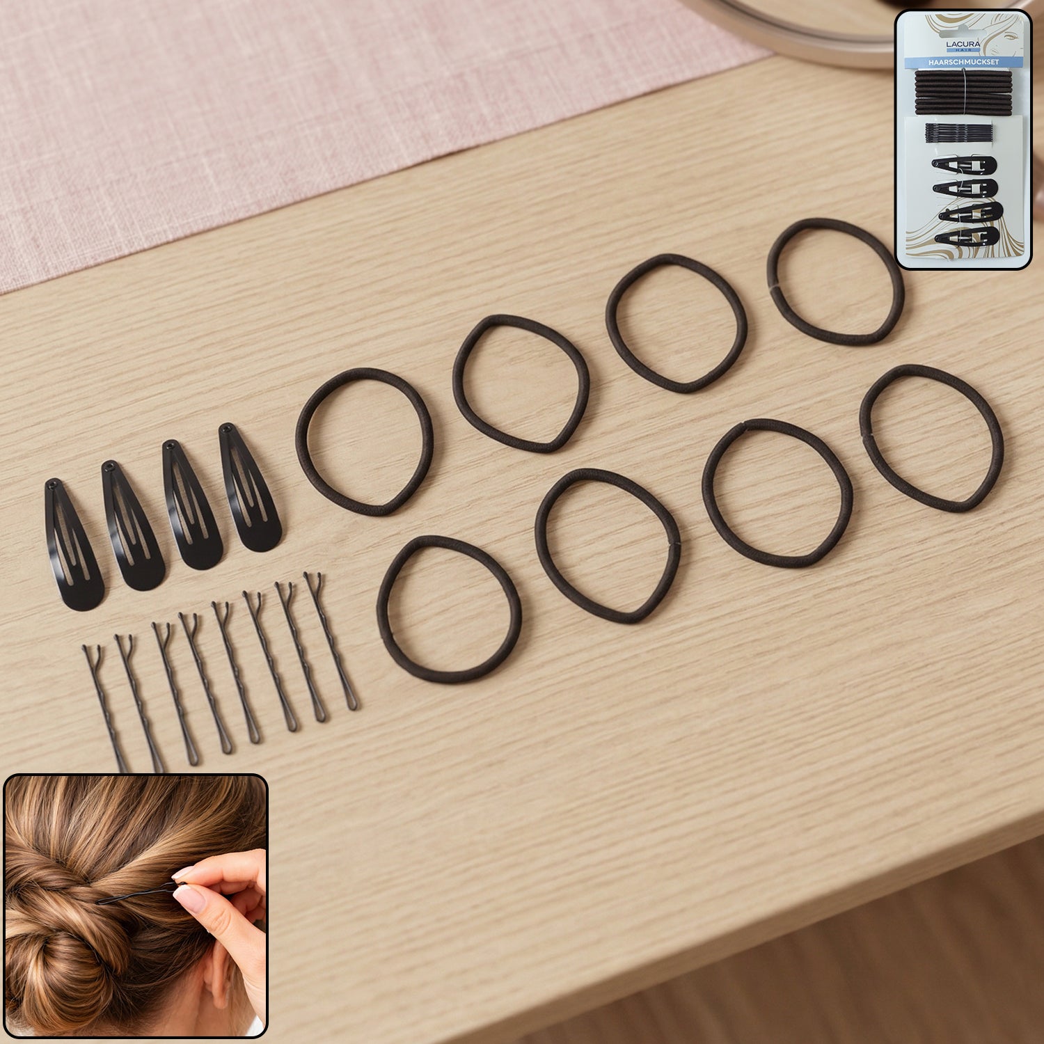 Complete Hair Styling Accessories Combo Set (1 Set)