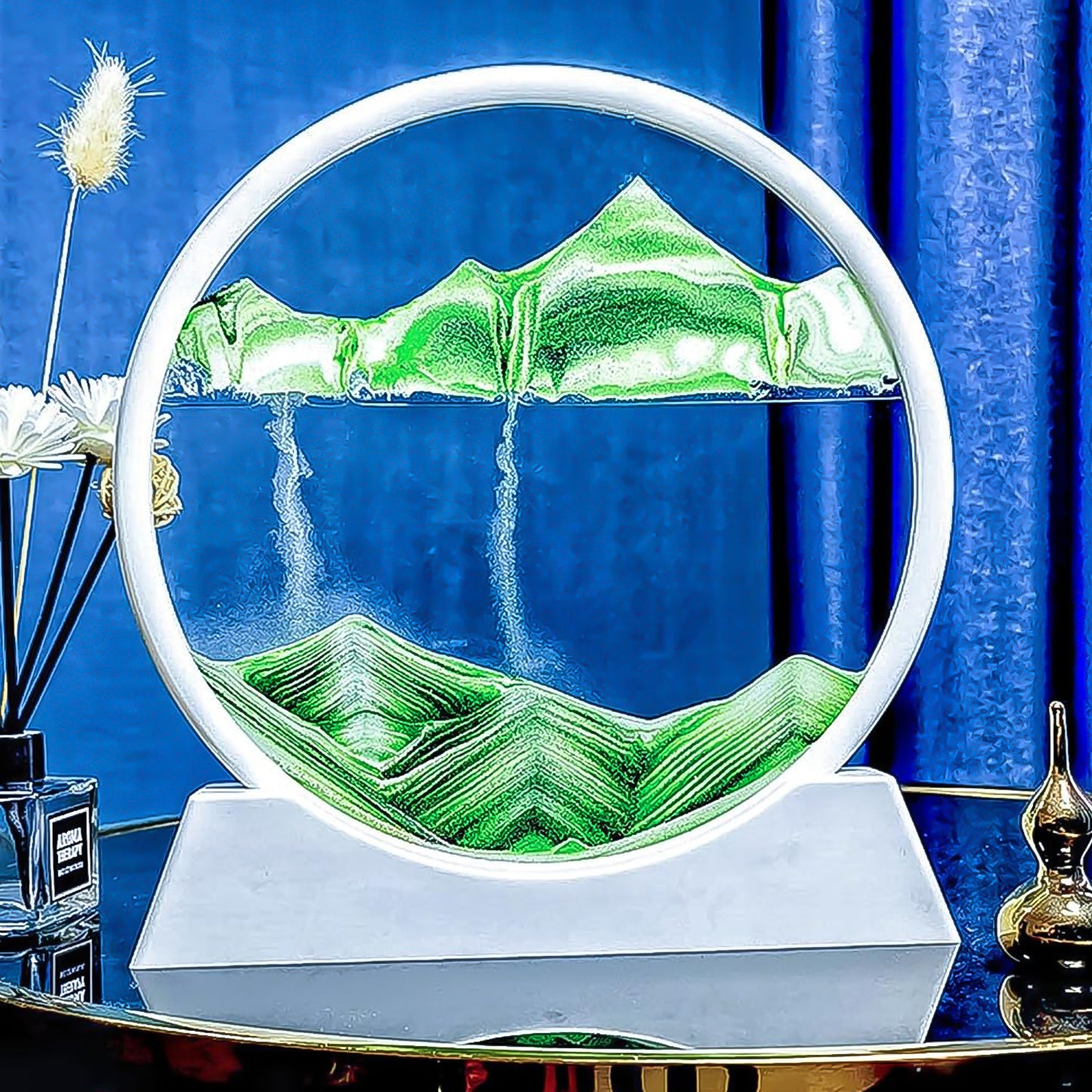 3d Moving Sand Art Picture Decor (1 Pc  Multicolor)