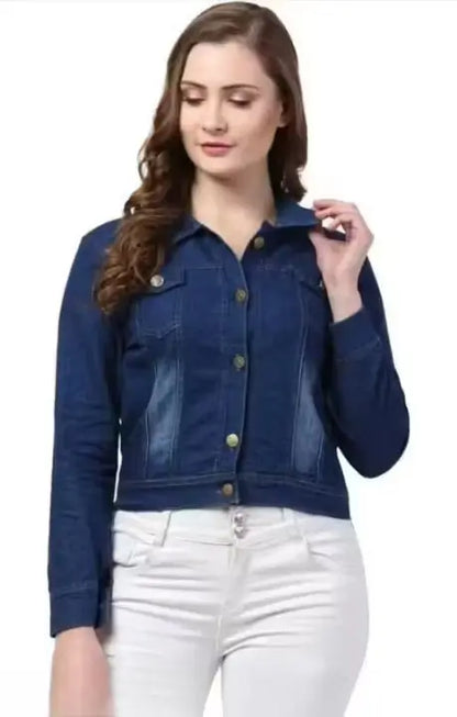 Trendy Elegant Women Jackets & Waistcoat – Stylish Denim Outerwear