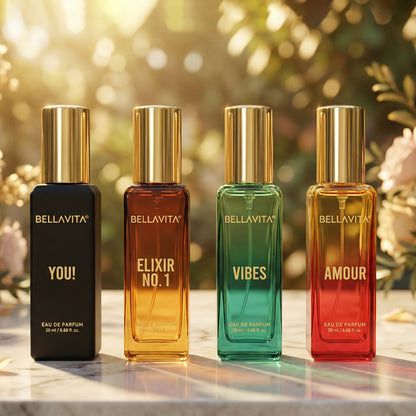 Bellavita Premium All Star Perfume Gift Set (4 Pc 20 Ml Each)
