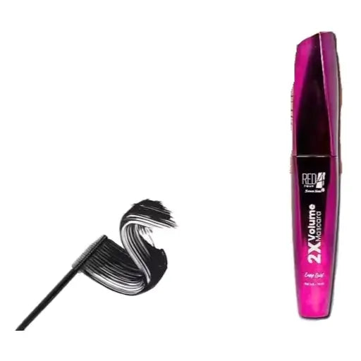 2X Volume Mascara – Smudgeproof, Curling, Long-Lasting (Pack of 1)