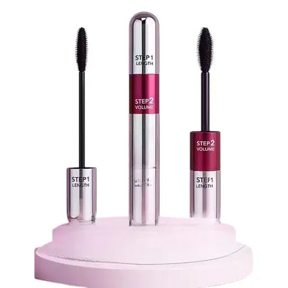 2-in-1 Mascara for Women – Volumizing & Lengthening Smudge-Proof Mascara