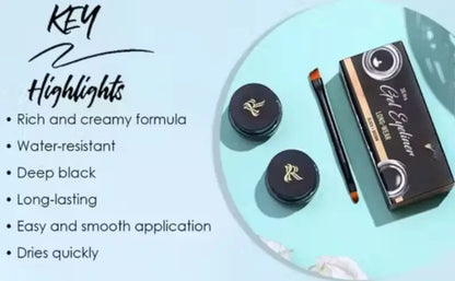 Gel Kajal & Eyeliner – Black & Brown (6g)