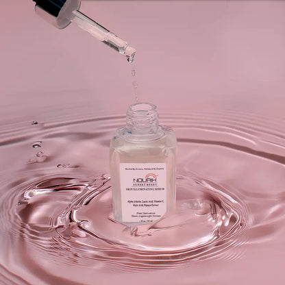 Nourix Sunset Reset Serum and Face Wash Combo