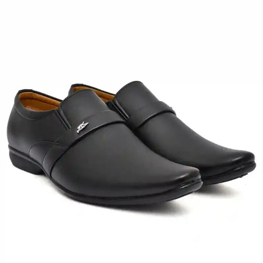 Latest Trendy Men Formal Shoes|Black Moccasin Shoes|Office Shoes For Men's & Boys-MOCCASIN07-BLK