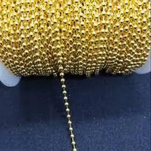 10 Meter Golden Ball Chain – Jewellery Making Chain