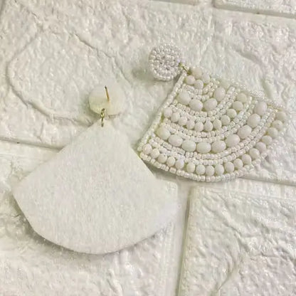Cone Shaped Handmade Beaded Earrings – Fashion Jewellery