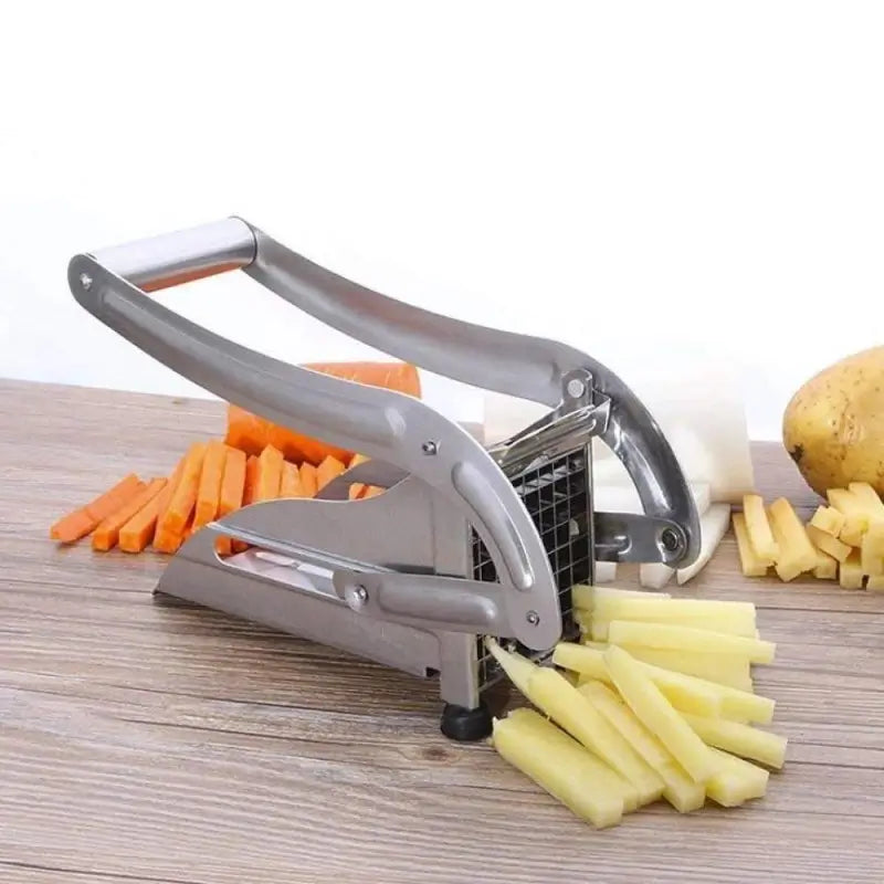 French Fries & Vegetable Cutter Stainless Steel Potato Chip Slicer
