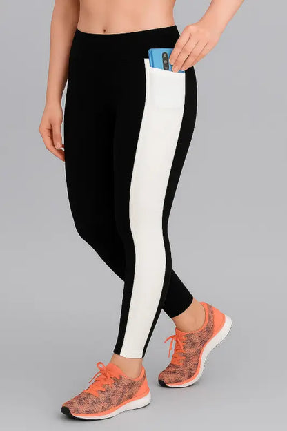 Premium Quality Mid-Waist Gym Leggings | Soft Yoga Pants | Stylish Fitness Tights for Girls or Women