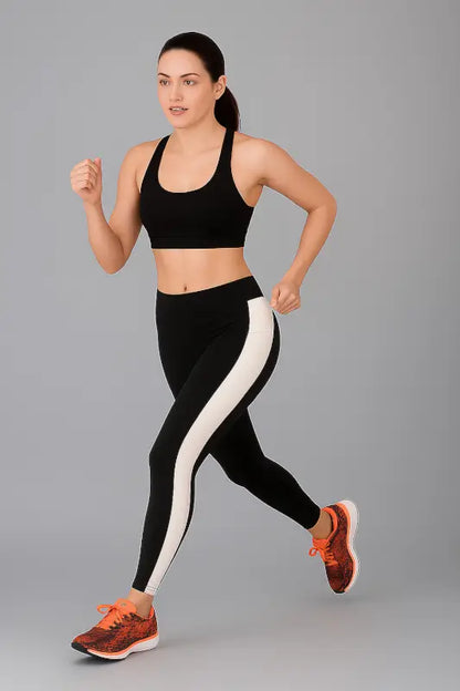 Premium Quality Mid-Waist Gym Leggings | Soft Yoga Pants | Stylish Fitness Tights for Girls or Women