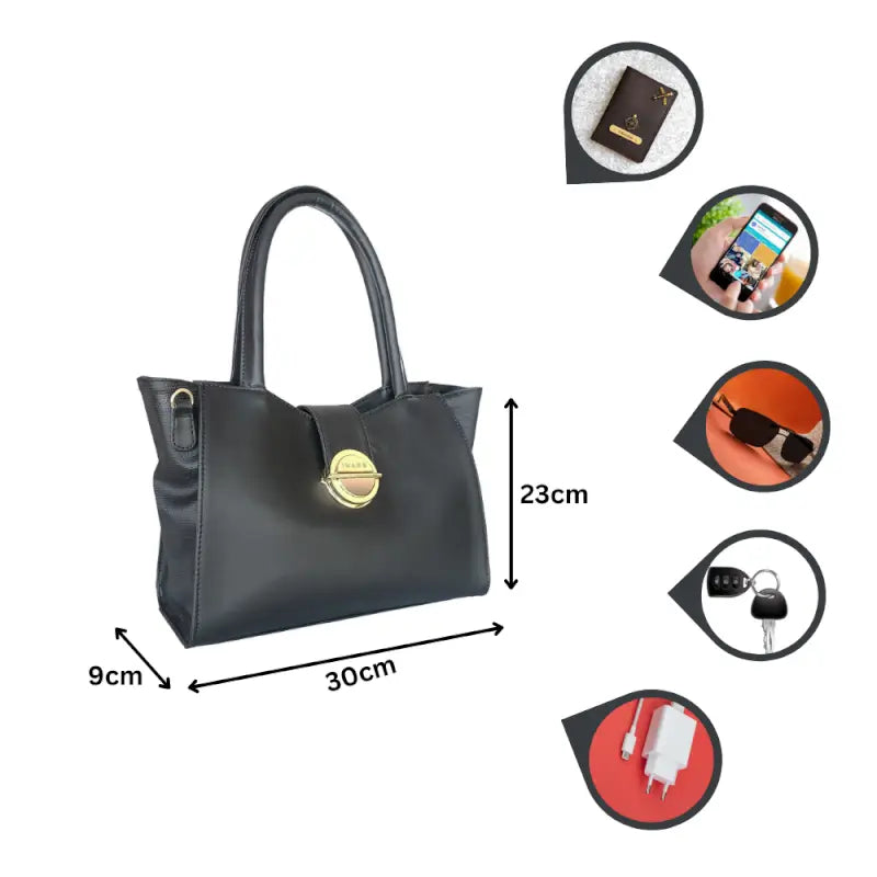 Stylish Handbag For Women & Girls (Shoulder Bag) Made With Vegan Leather