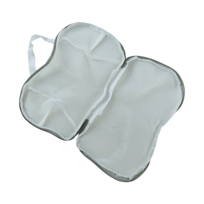 Reusable 3d Mesh Laundry Washing Bag With Zipper For Shoes And Delicates (1 Pc)