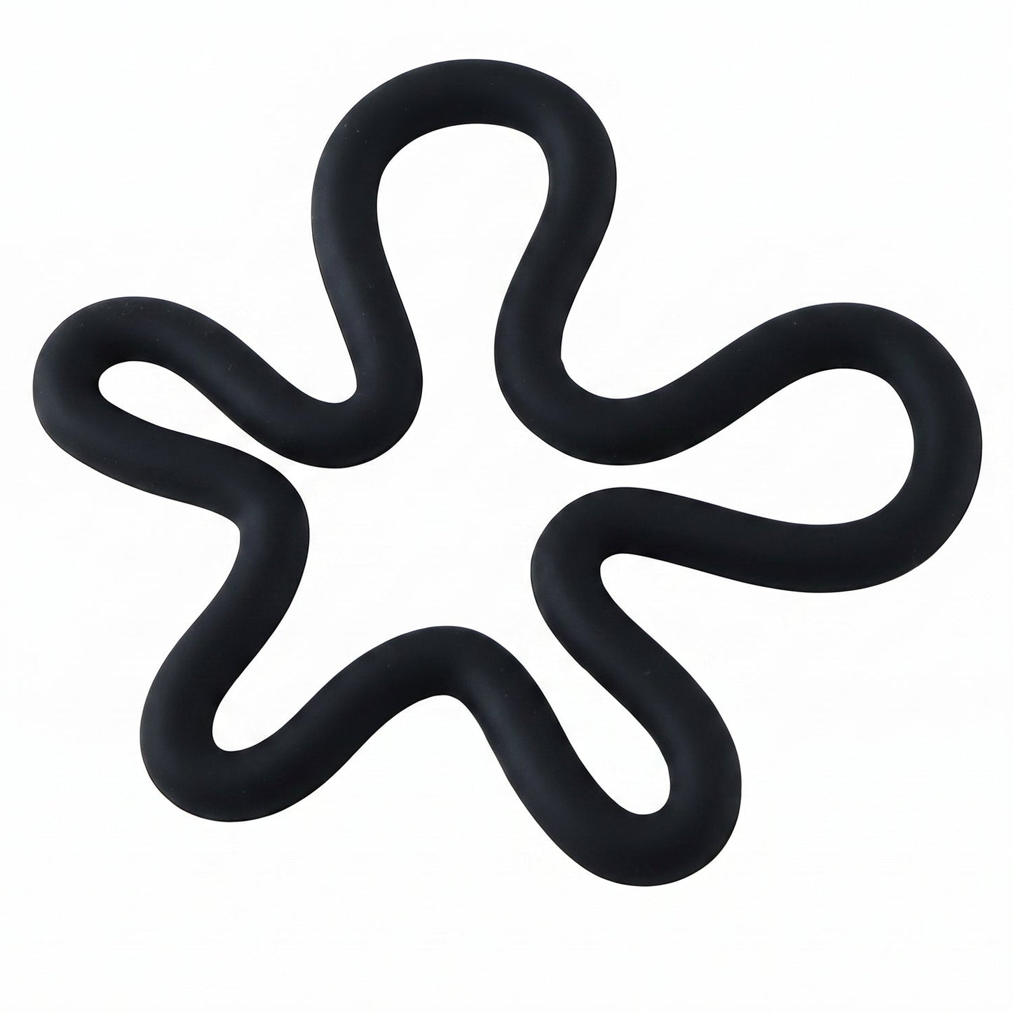 Silicone Flower Shape Hot Pot Holder Trivet Mat 16x15 Cm For Kitchen (1 Pc)