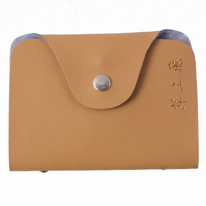 Premium Button Closure Card Holder Wallet With 10 Inner Leafes (1 Pc)