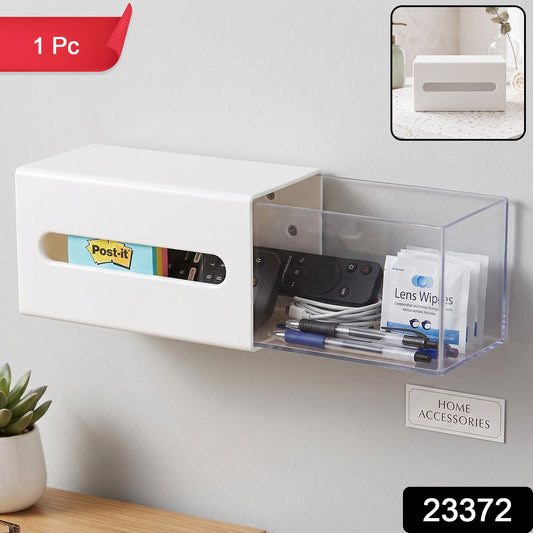 Multipurpose Plastic Storage Box With Transparent Drawer For Home Storage (1 Pc)
