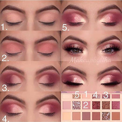 Eyeshadow 18 Color Palette Shades for Eye Makeup