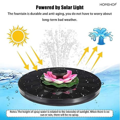 Solar Waterfall Fountain