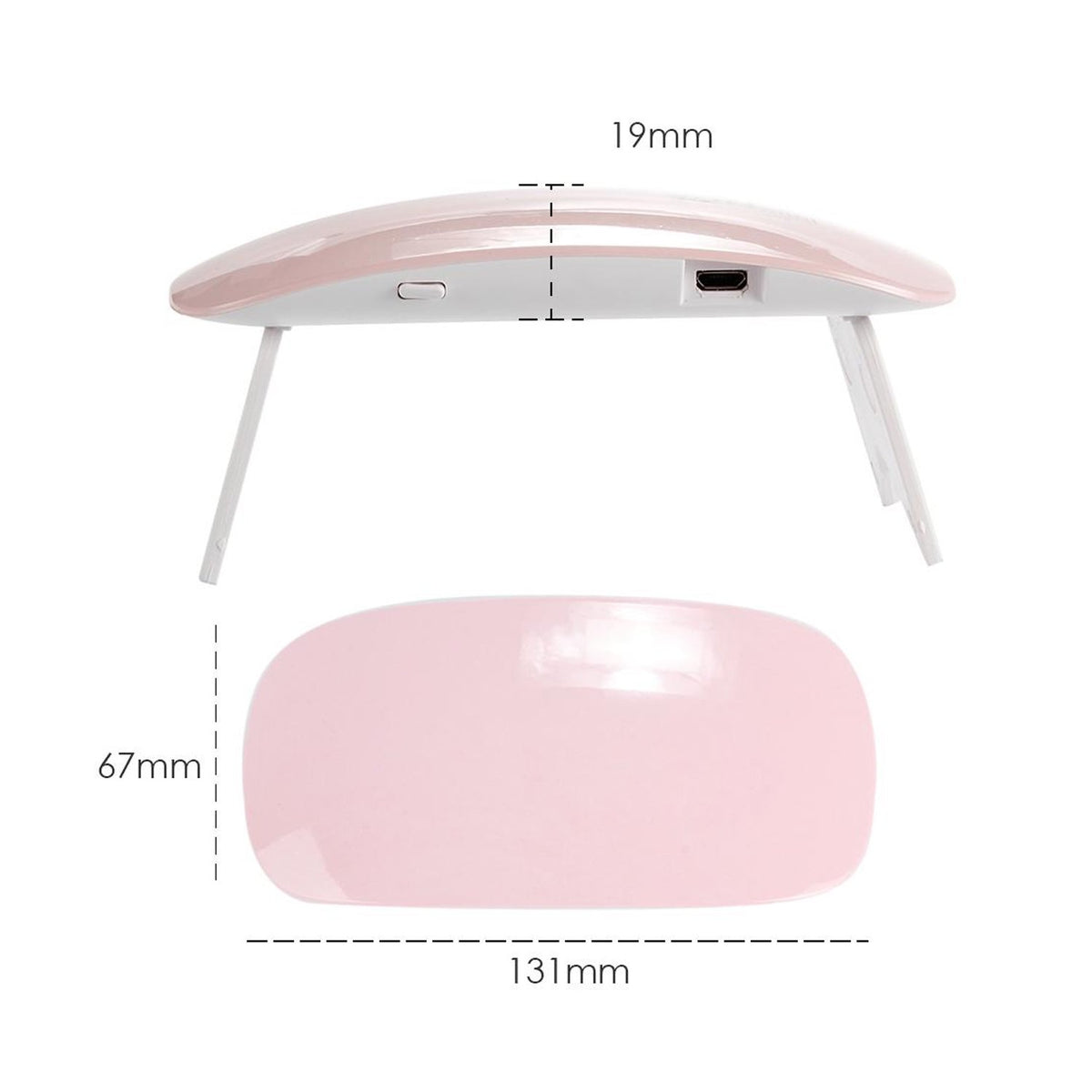 Wukusy 6060 professional nail polish dryer machine with digital controls and compact design for efficient nail drying.